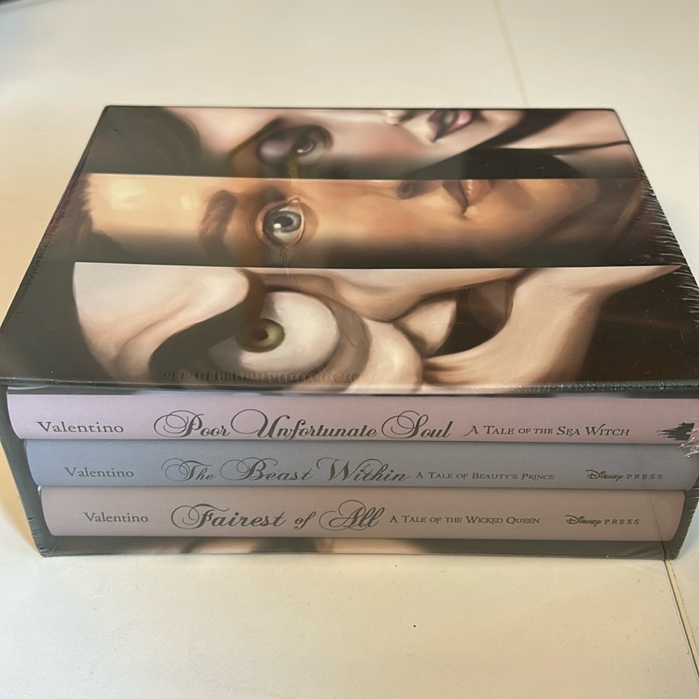 Unopened Disney Villains box set, Books 1-3 by Serena Valentino.